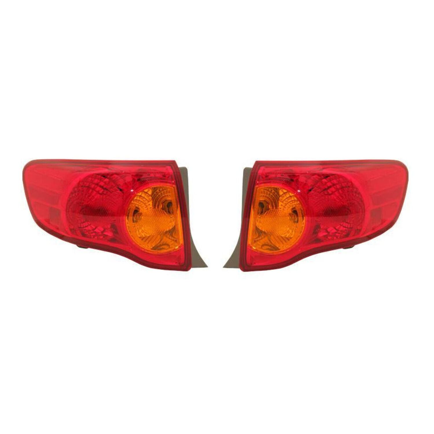 Pair Of Tail Lights For 2009-2010 Corolla CE Sedan By Pn To2800175 8156002460