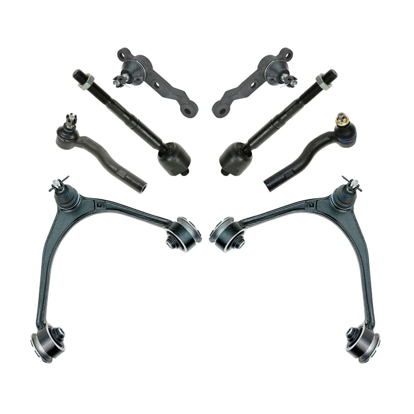 Upper Control Arm Lower Ball Joint Tie Rod Set 8pc For GS300 GS400 GS430