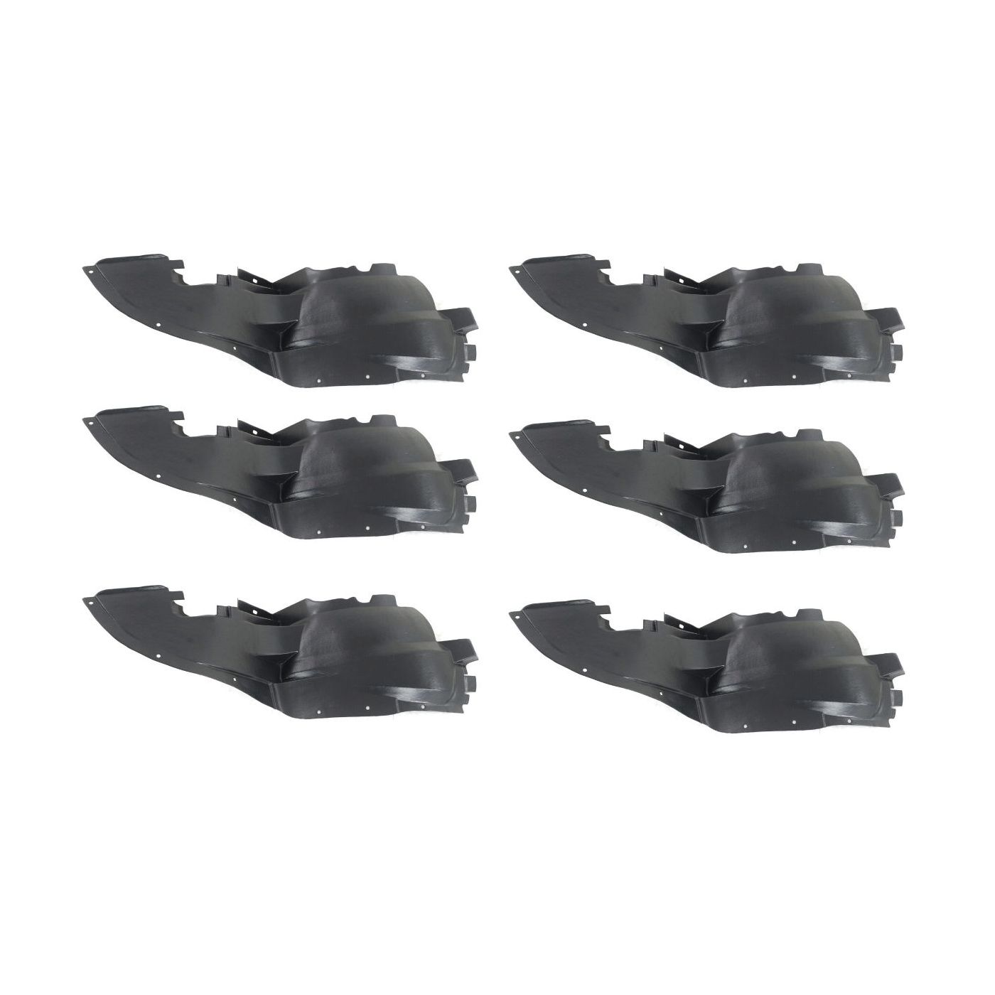 6 Sets Of - For 03-05 Sunfire Splash Shield Fender Liner Front Driver Left Side Left