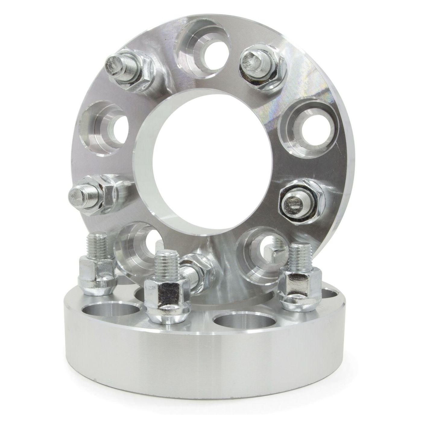 4 Wheel Spacers Changes 5x4.75 To 5x5 1.25" Thick 12x1.5 Studs