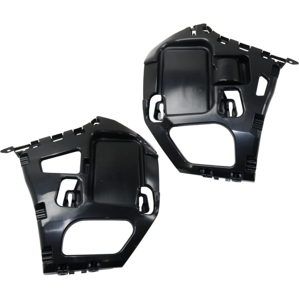 Pair Set Of 2 Bumper Face Bar Brackets Retainer Mounting Braces Left & Right