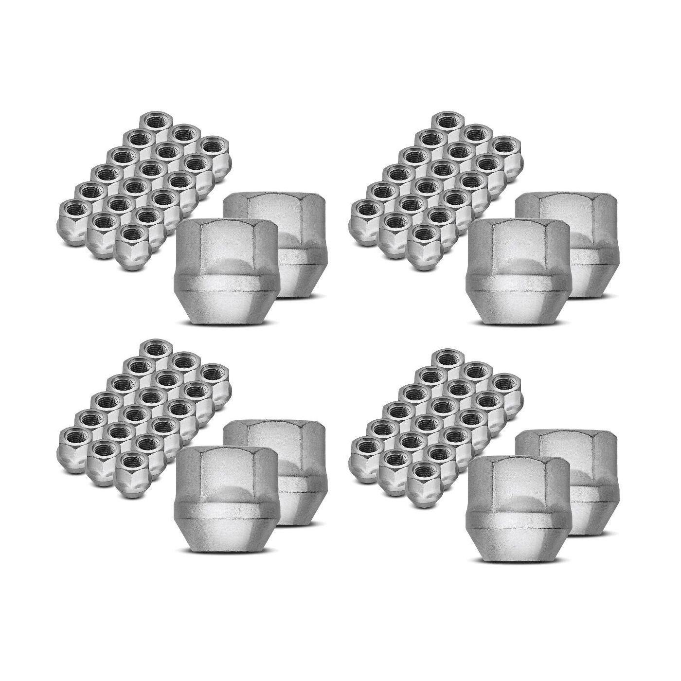 80 PCS - M12-1.5 Wheel Lug Nut For Cadillac CTS SRX Buick Chevrolet GMC Hummer Isuzu