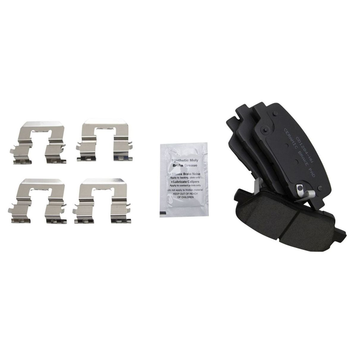 For 10-12 Santa Fe Front & Rear Premium Ceramic Brake Pad & Coated Rotor Kit