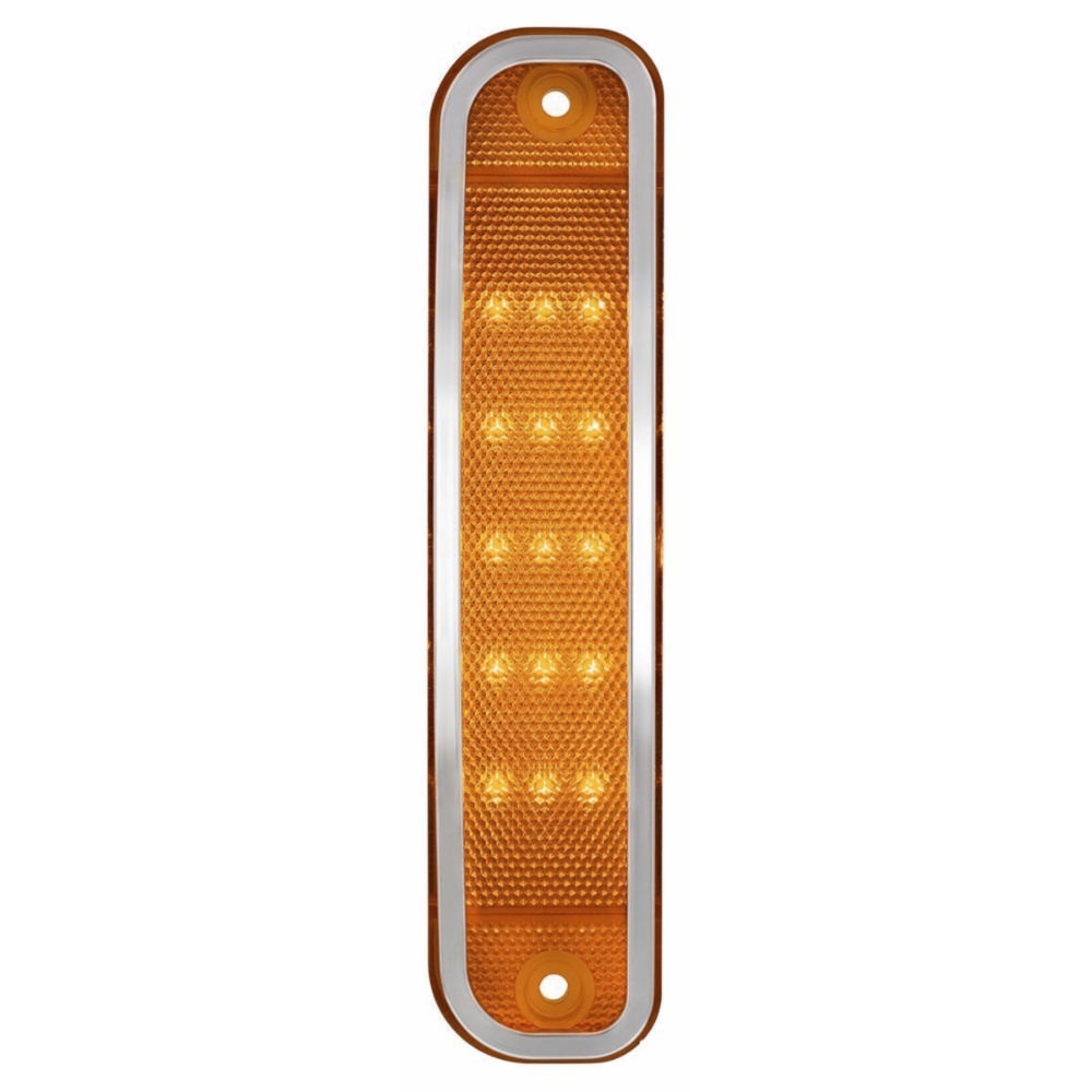 2 Sets Of - Amber Front LED Side Marker Light Set For Chevrolet GMC Truck