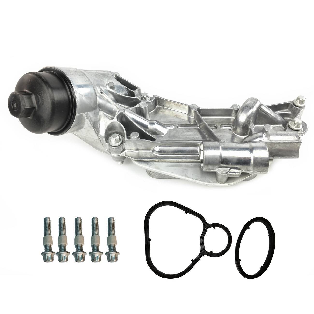 For Chevrolet Pontiac Saturn Engine Oil Cooler W/ Oil Filter Assembly 93186324