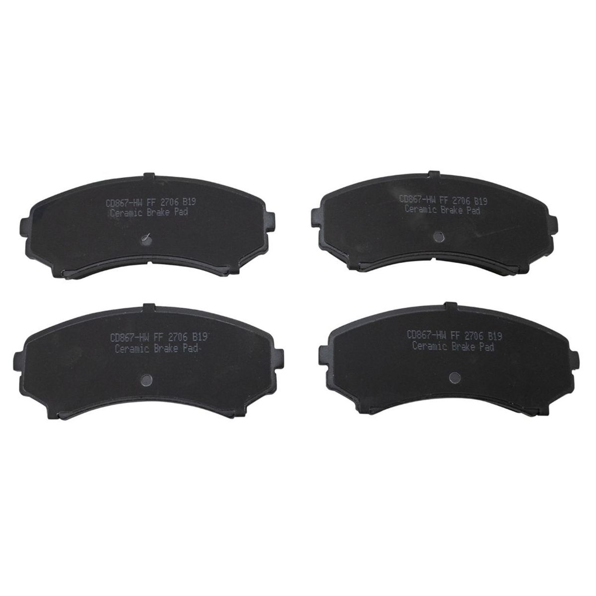 For 04-11 Endeavor Sport Utility Front Posi Ceramic Brake Pad & Rotor Kit W/