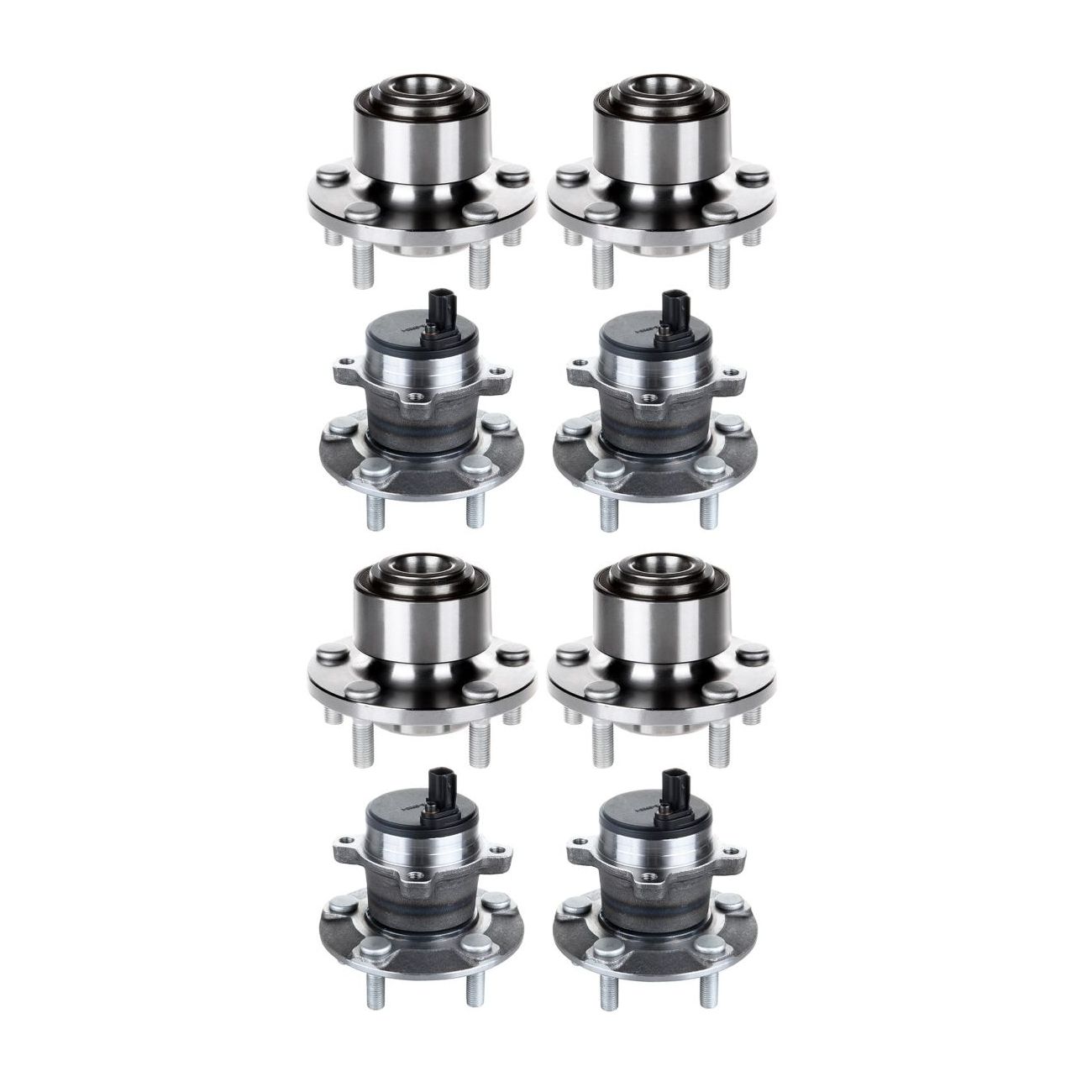 2 Sets Of - Front Rear Wheel Hub Bearing Assembly For C30 C70 S40 V50 Left Or Right