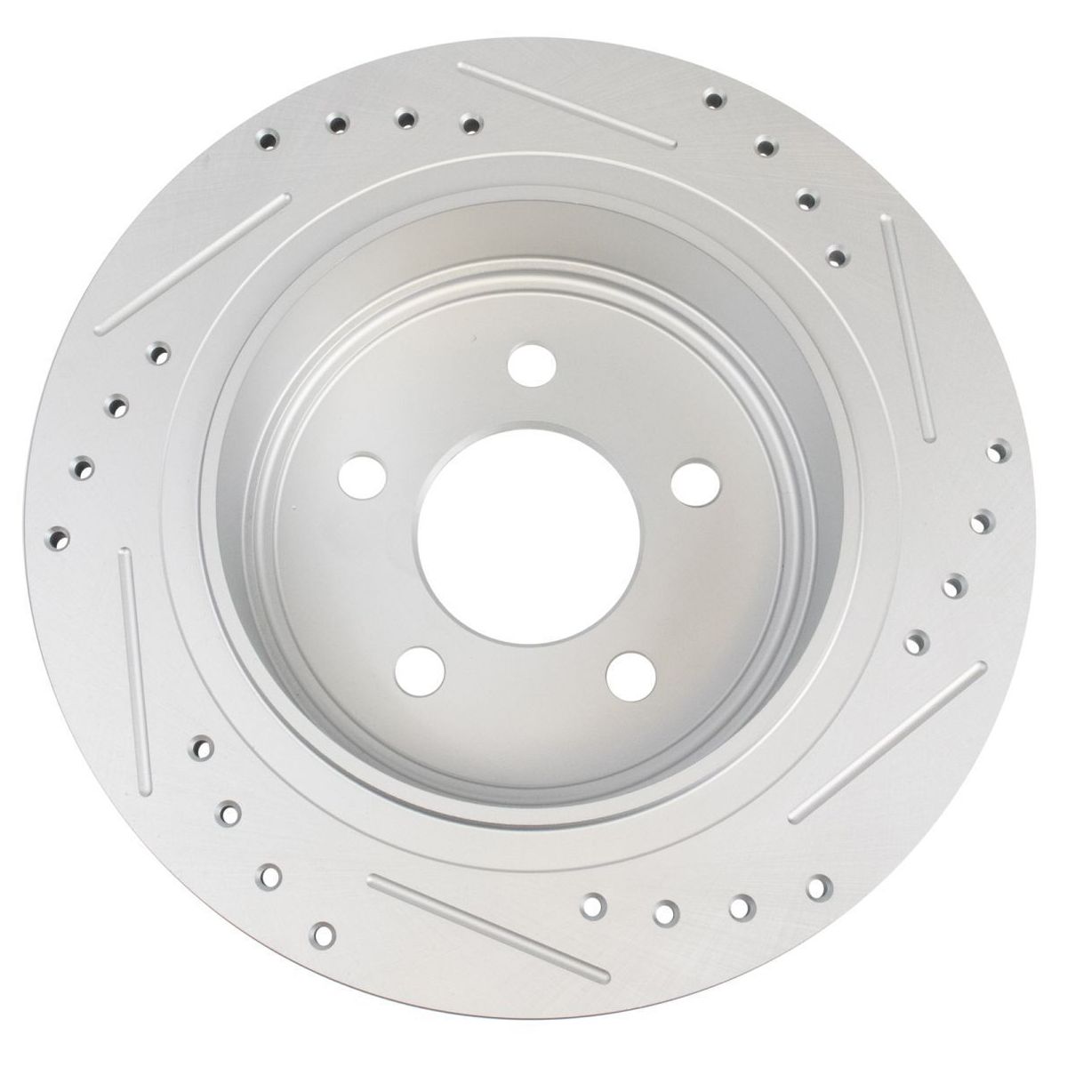 Rear For 03 Explorer Sport Cross Drilled Slotted G-Coated Rotor Kit Pair SUV
