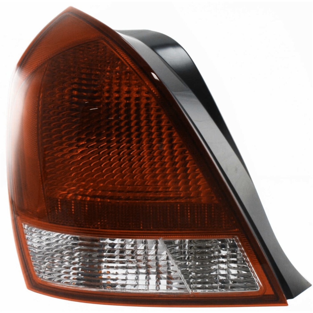 Halogen Tail Light Set For 2001-2003 Hyundai Elantra Clear/Red W/ Bulbs 2Pcs