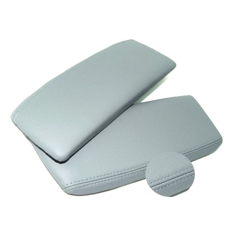 Center Console Armrest Leather Synthethic Cover For 05-12 Acura RL Sedan Gray