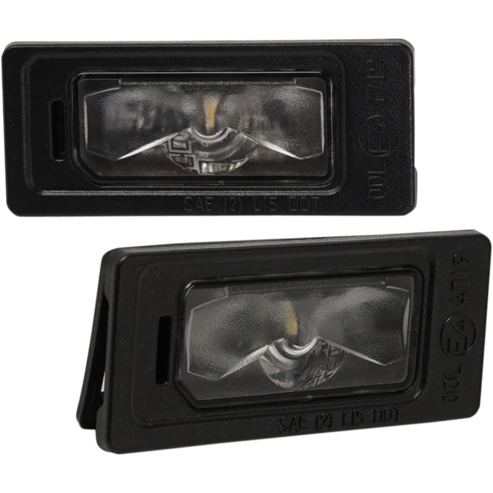 Set Of 2 License Plate Lights Driver & Passenger Side For Audi Volkswagen Pair