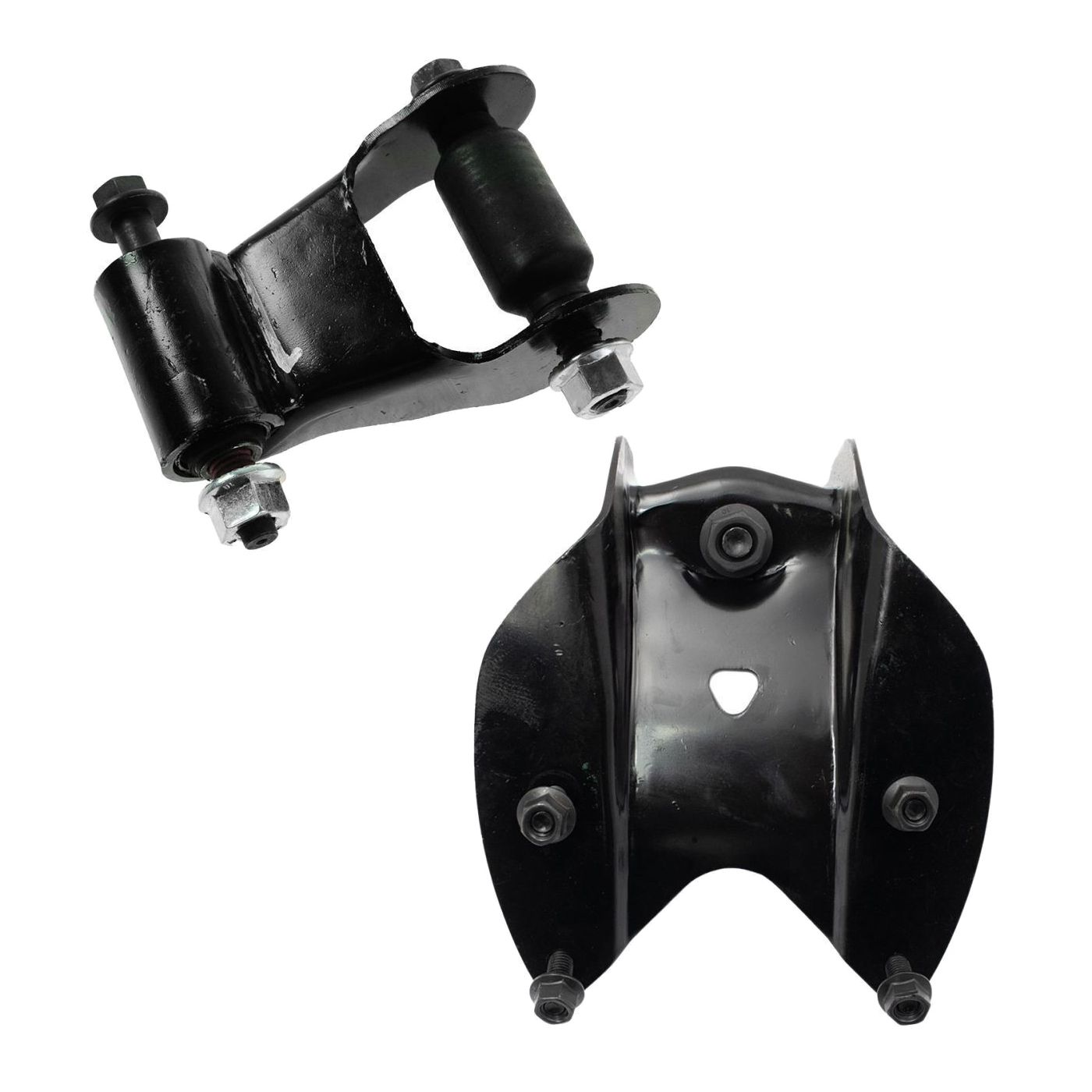 Rearward Leaf Spring Shackle & Bracket Hanger Set LH Or RH Side For F150