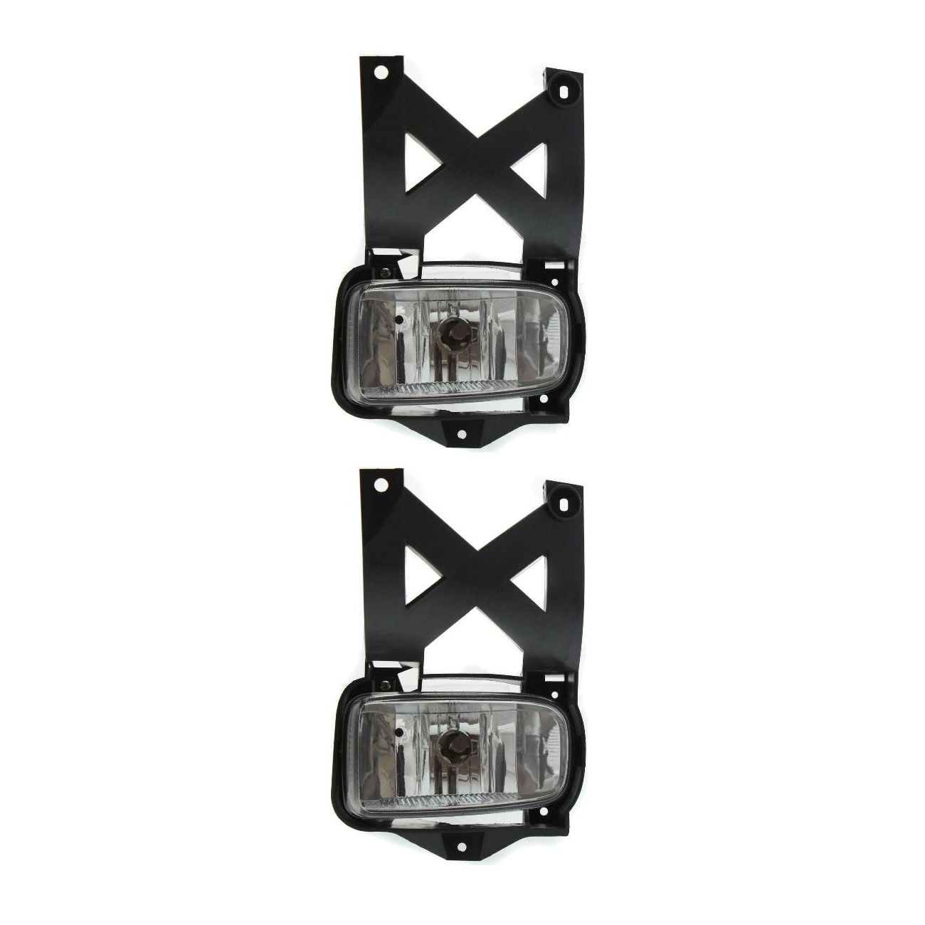 2 Sets Of - Clear Lens Fog Light For 01-04 Escape Sport Utility LH Plastic Lens With