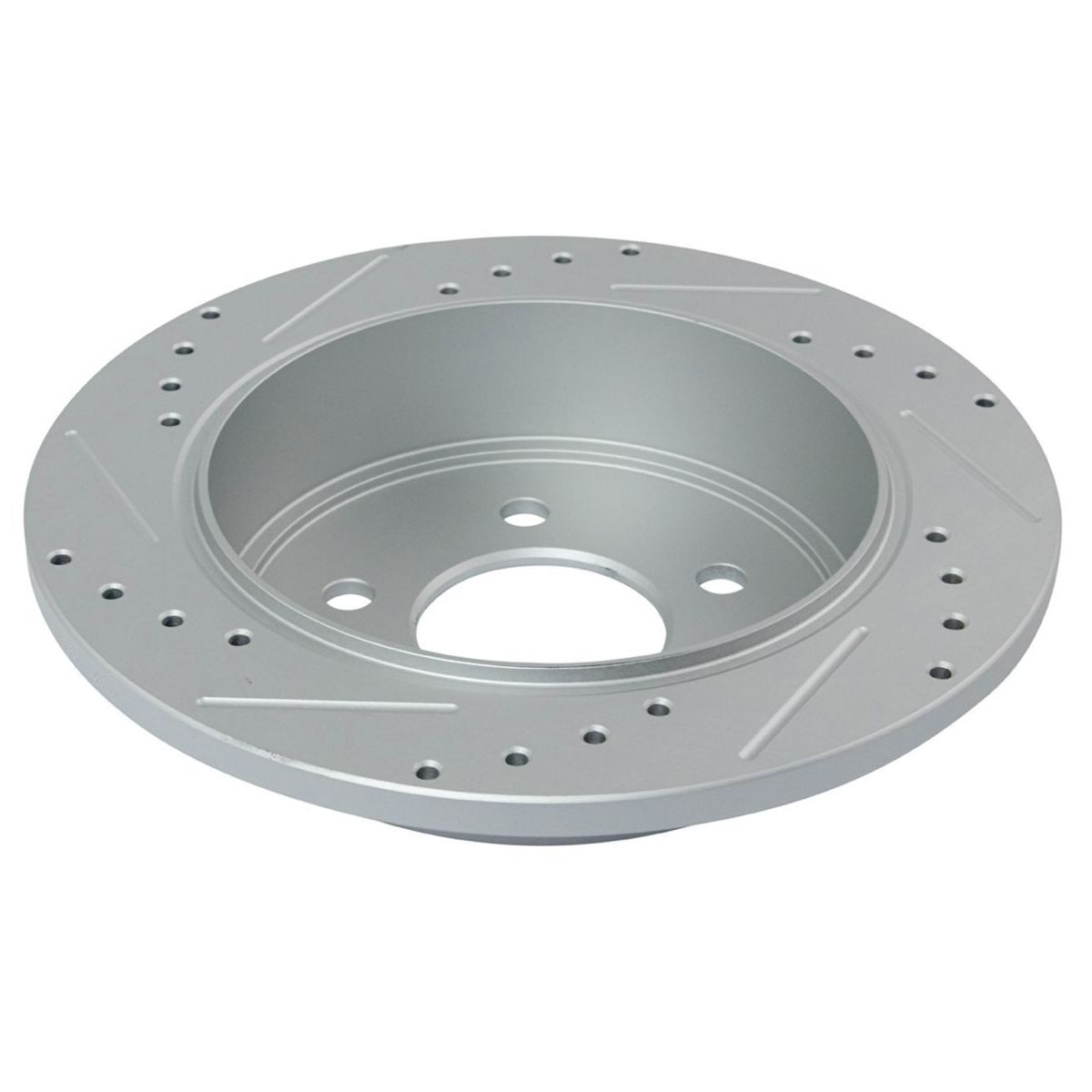 Rear For 1998-2002 Ranger EV Drilled Slotted Brake Rotor & Posi Ceramic Pad Set