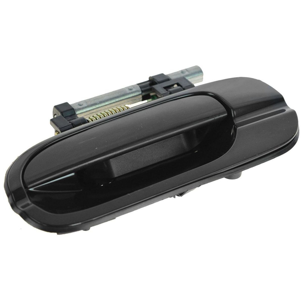 For 00-06 Sentra Door Handle With Keyhole Smooth Black Outer Outside Set Of 4
