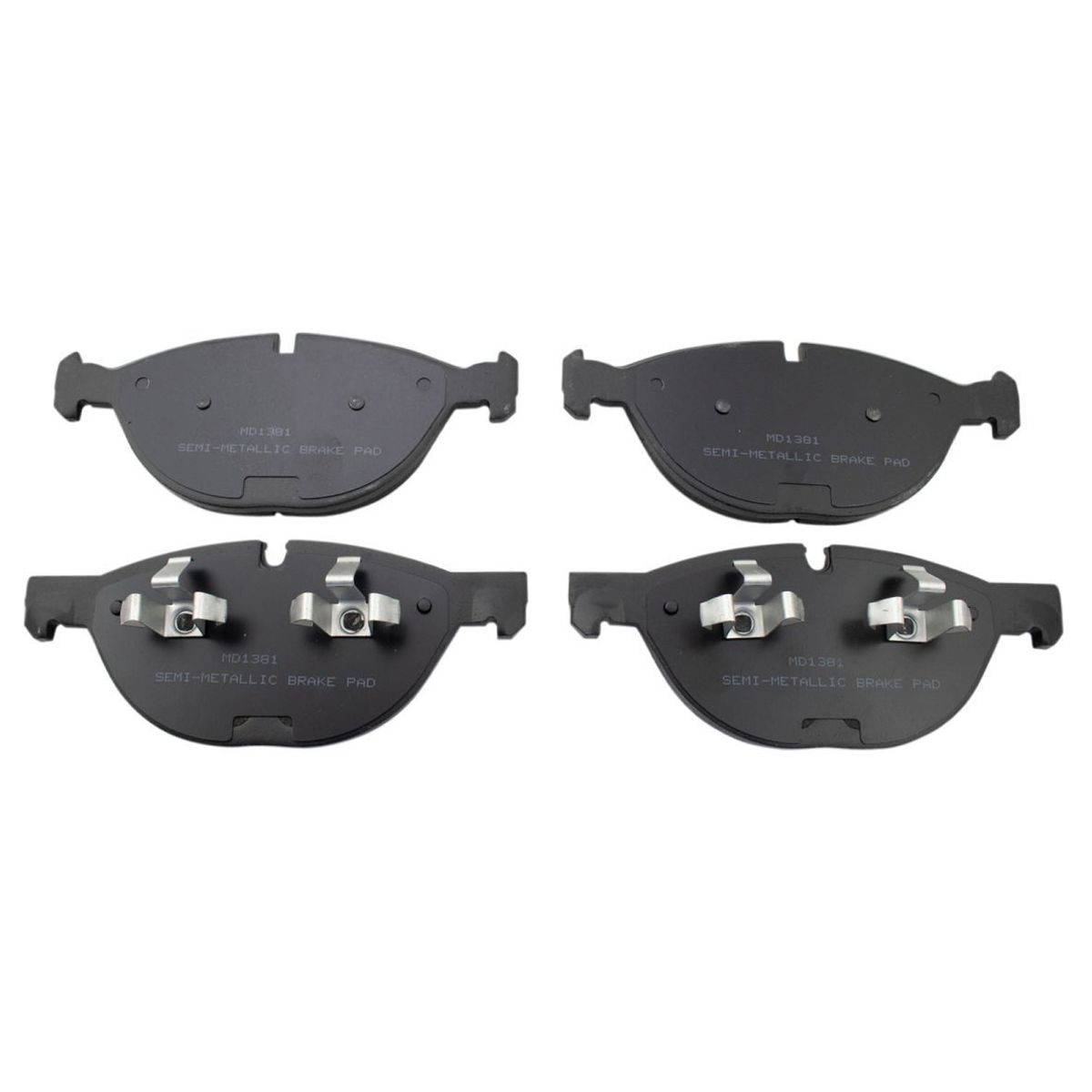 Front Posi Semi Metallic Disc Brake Pad Set For 11-17 X5 08-17 X6 X6 SUV Truck