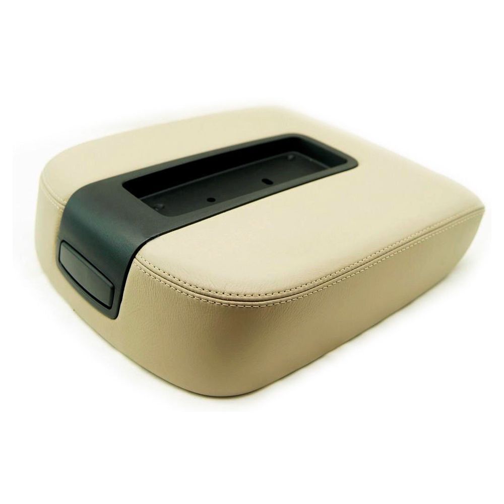 Center Console Armrest Leather Synthetic For Chevy Tahoe Suburban 07-13 Beige