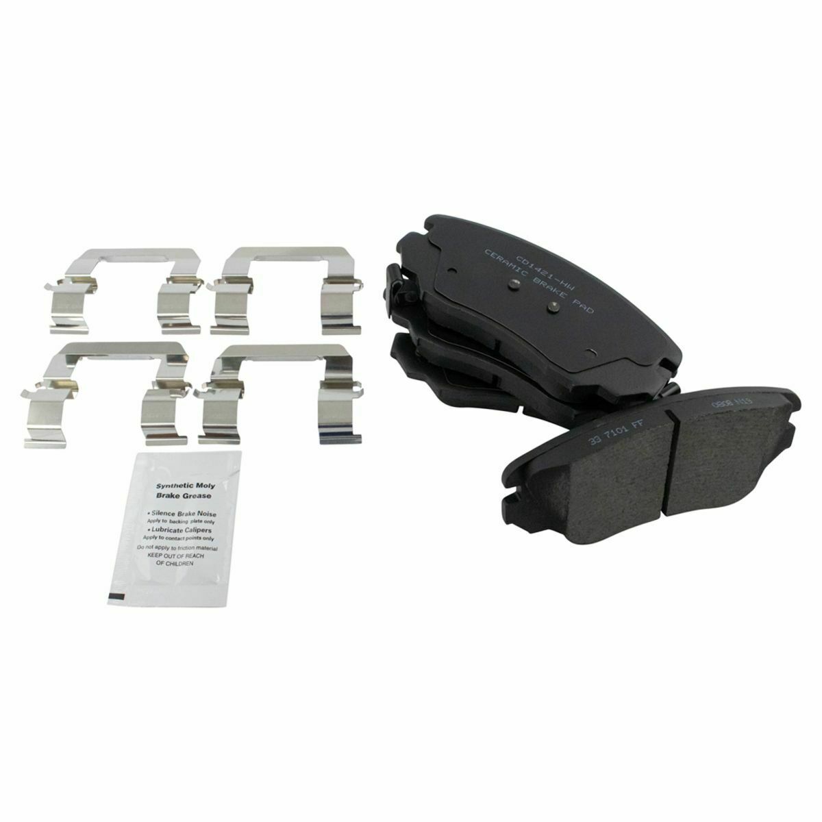 Front Ceramic Brake Pads & G-Coated Rotors Kit For Buick Chevrolet GMC Saab