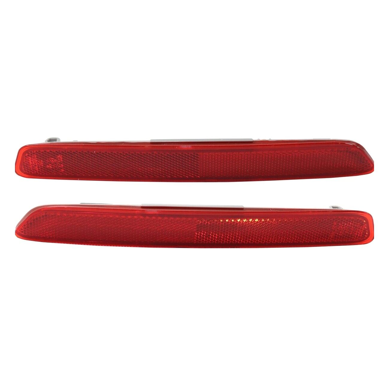 Set Of 2 Bumper Face Bar Reflectors Rear Left-and-Right Left & Right Pair