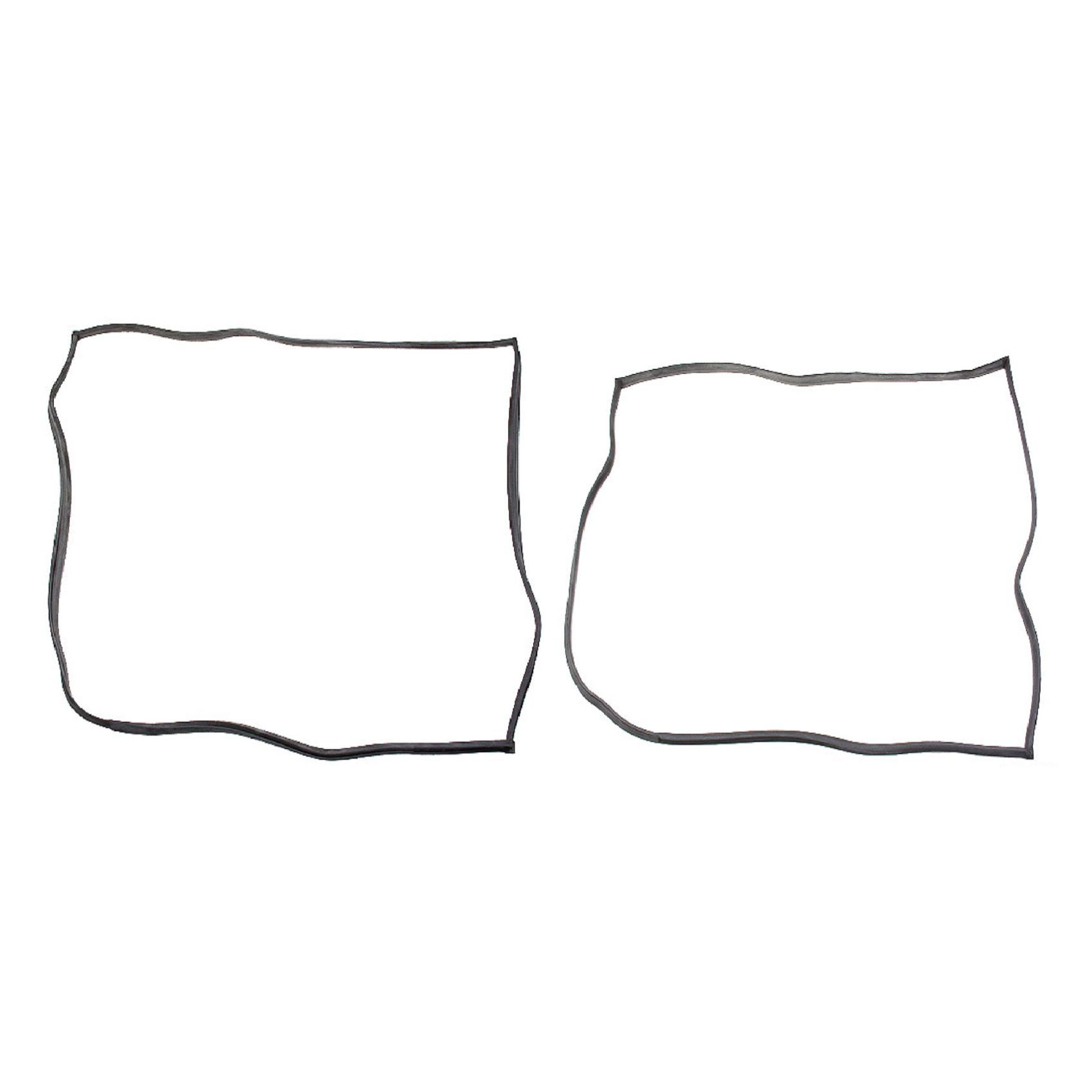 For Volkswagen 1950-1966 Beetle Sedan Left + Right X2 Door Body Rubber Seal Set