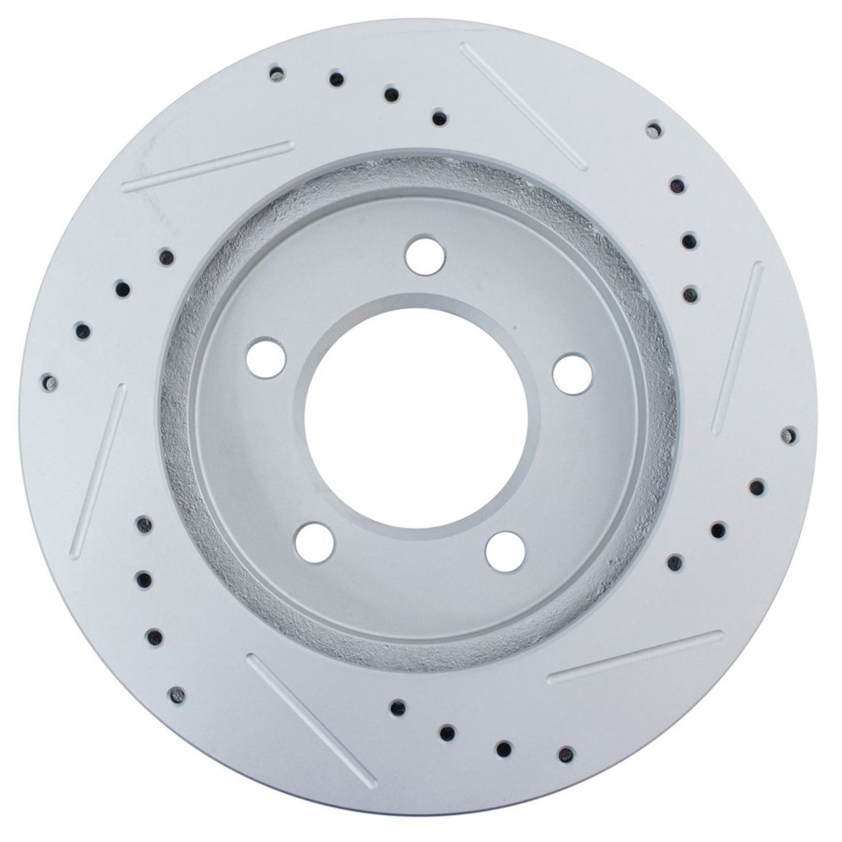 For 97-02 Expedition Front Ceramic Brake Pad & Drilled Slotted Coated Rotors