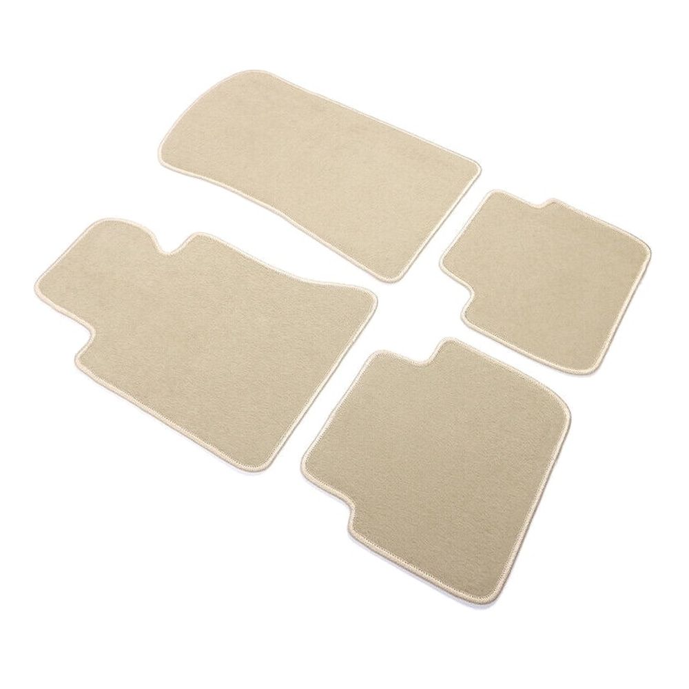 For 1998-1999 318is E46 3-Series Floor Mats Front Rear Nylon Beige Carpets 4PCS