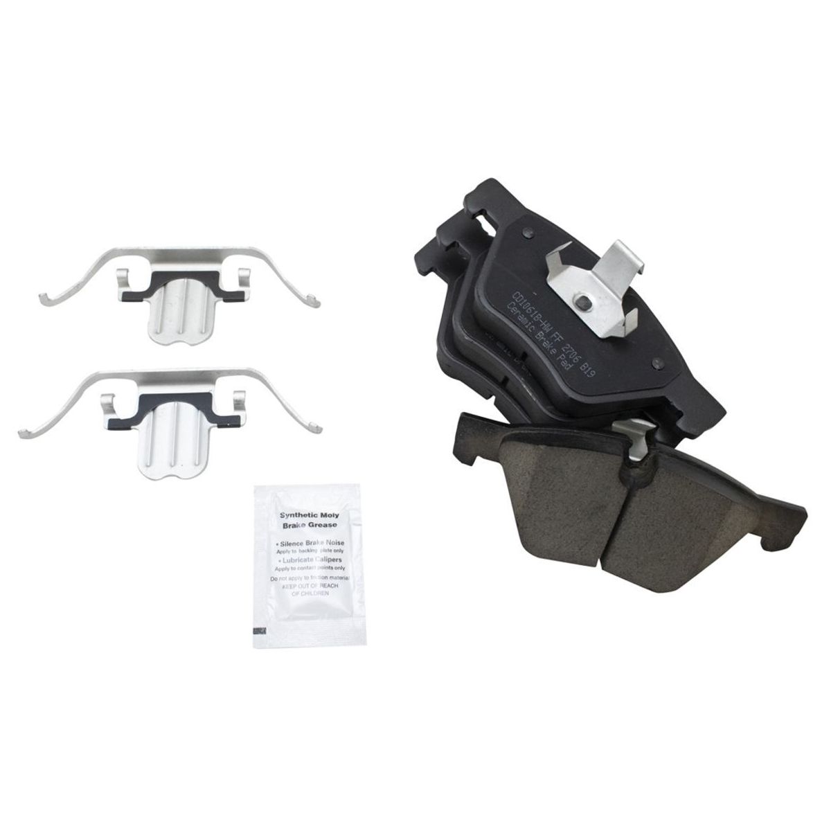 For BMW 08-13 128i Base Front Premium Ceramic Disc Brake Pad & Rotor Kit W/