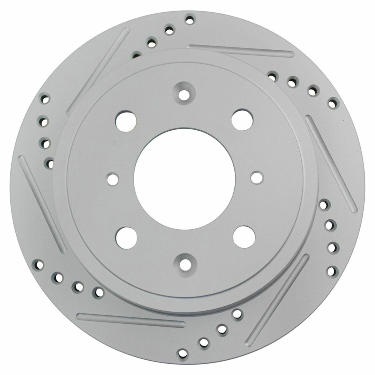 Brake Rotor Performance Drilled Slotted Rear Pair Set For Acura Honda