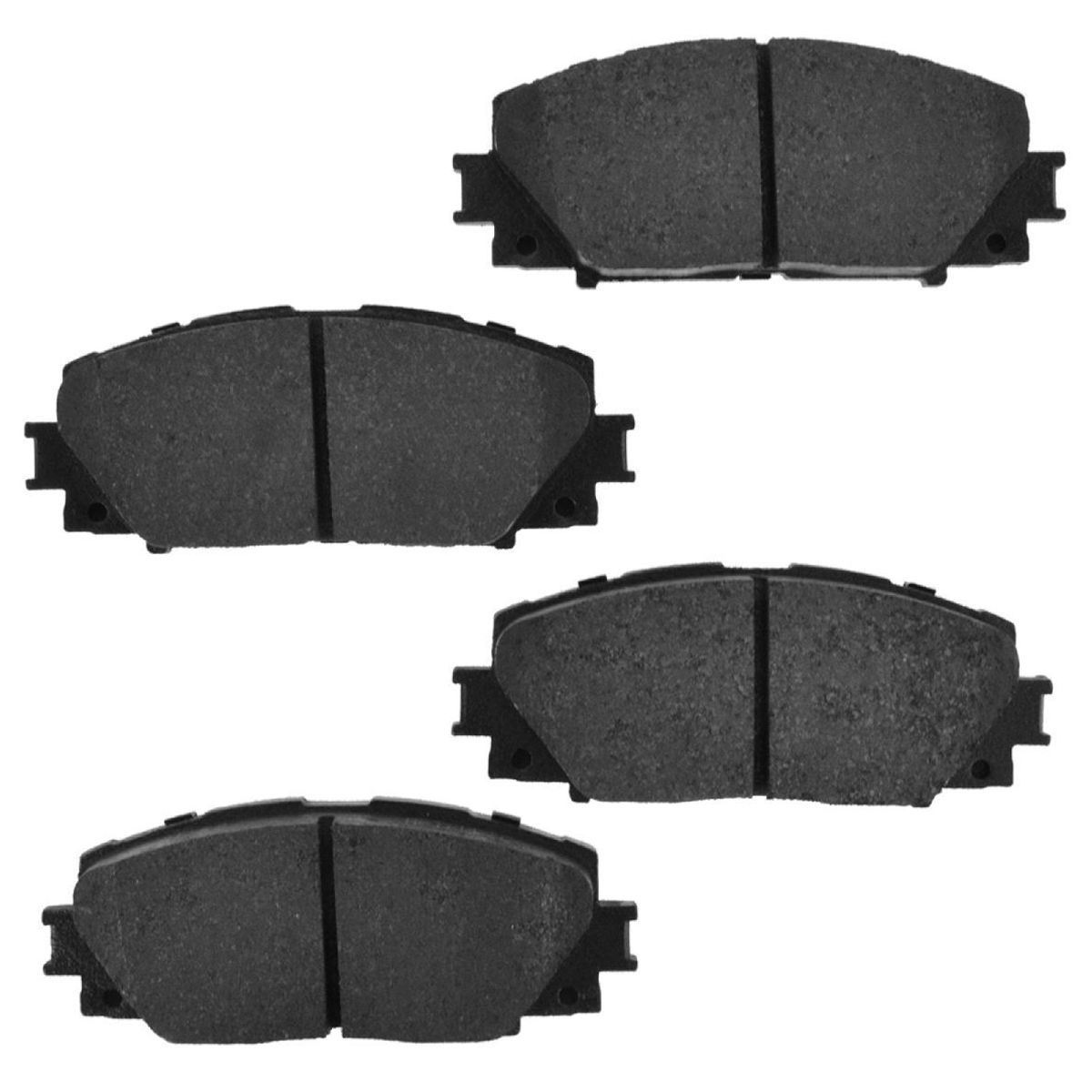Brake Pad & Rotor Front Semi Metallic Kit For 13 IQ 12-19 Prius C 07-18 Yaris IQ