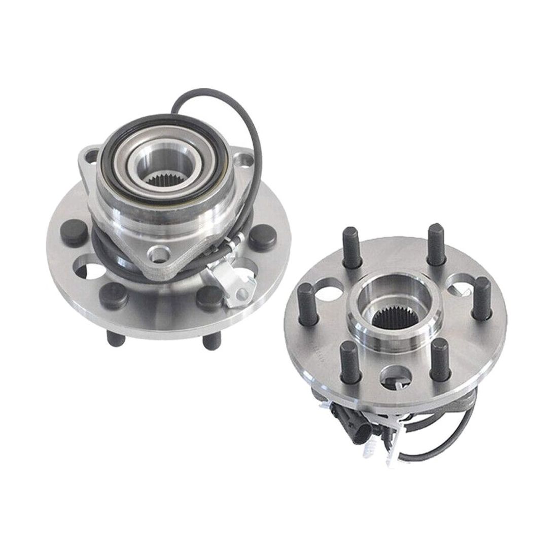 Pair Front Wheel Bearing Hub For 1995-1999 K1500 Suburban Sport Utility 4WD
