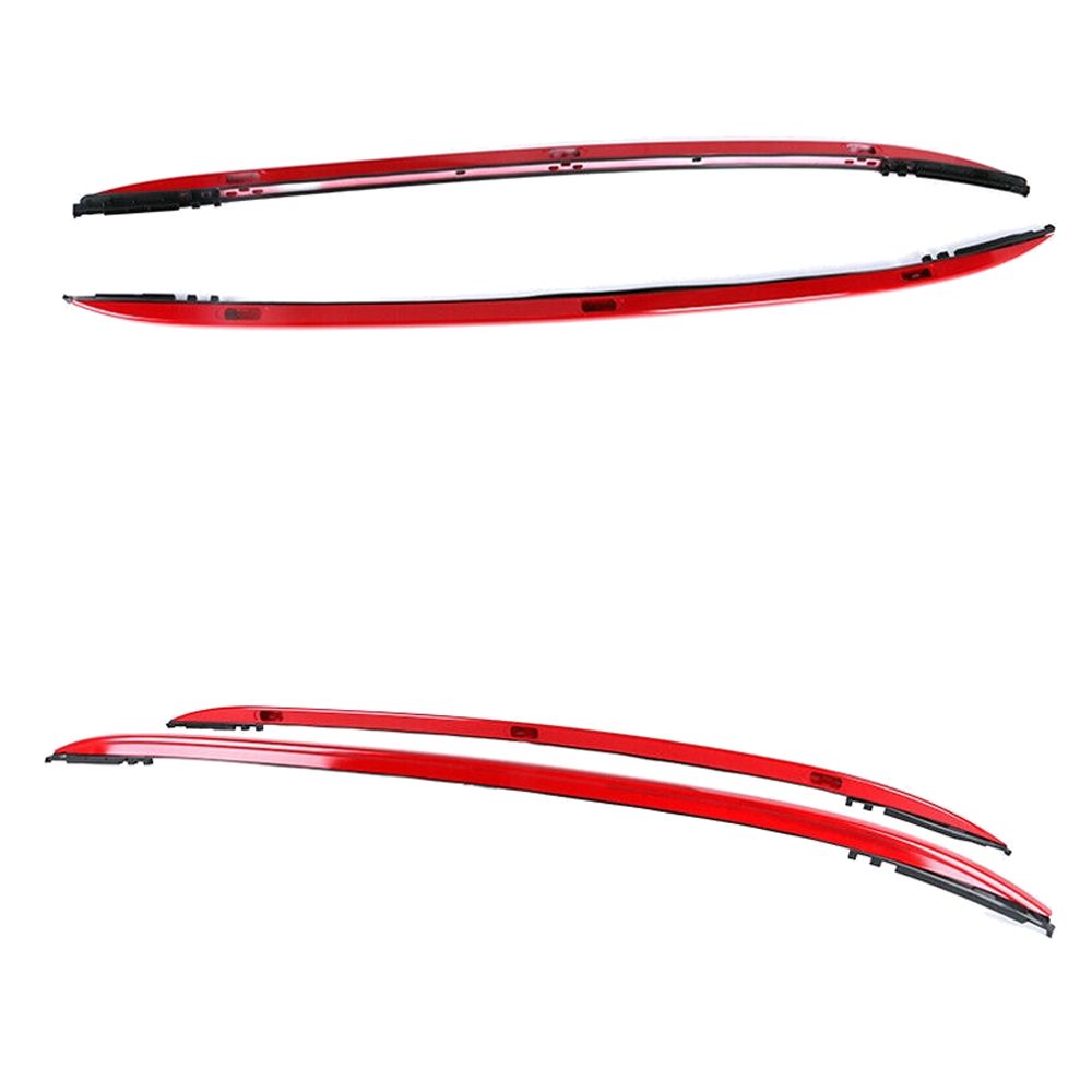 Fits 18-20 Toyota C-HR 4DR OE Style Red Roof Rack Side Rails Bar Aluminum - 2PCS