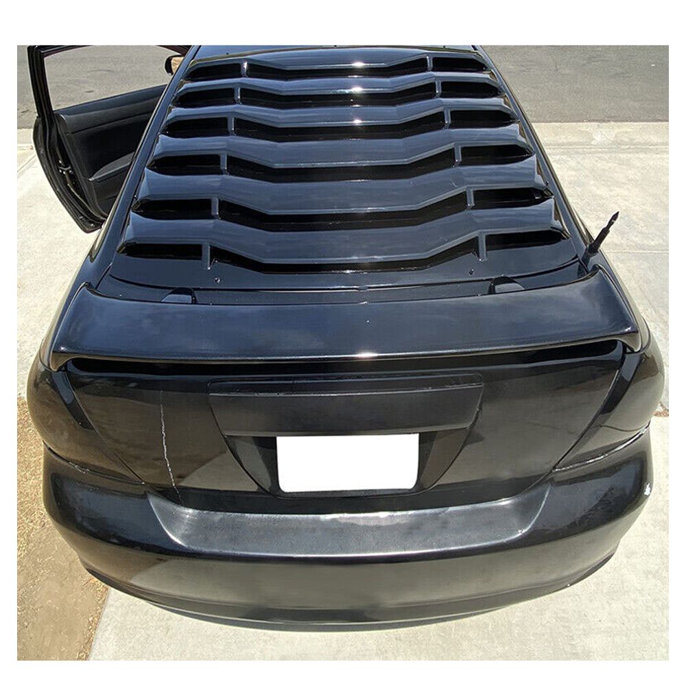 Fits 11-16 Scion TC Rear Window Louver Cover Windshield Sun Shade Unpainted ABS