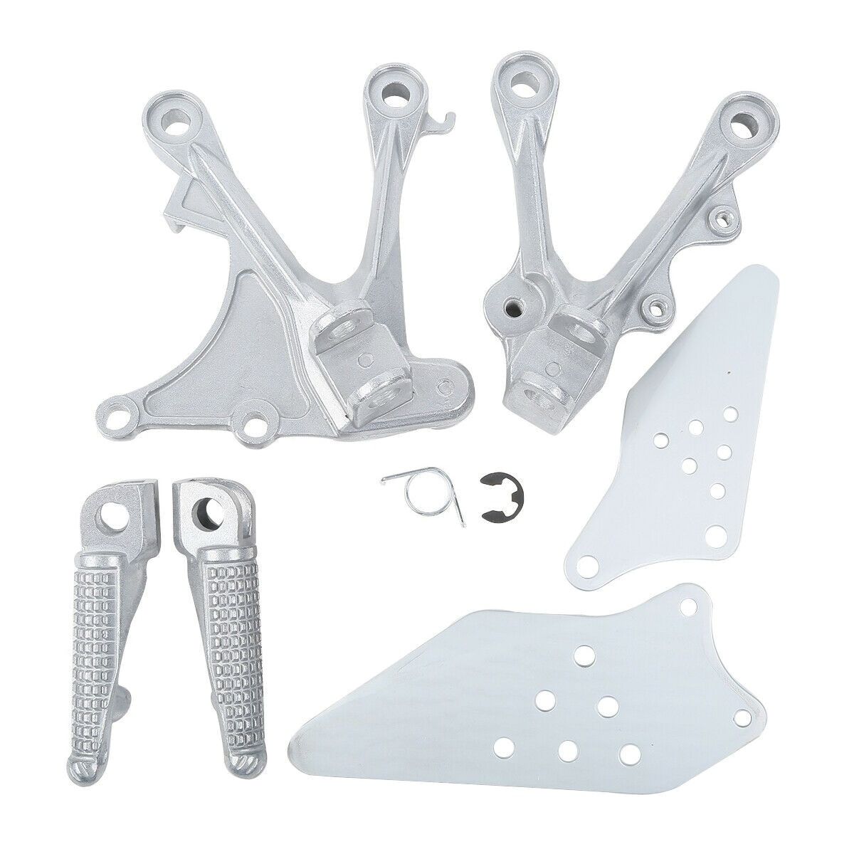 Front Footrest Foot Pegs Bracket For Kawasaki 2005-2008 Ninja ZX6R