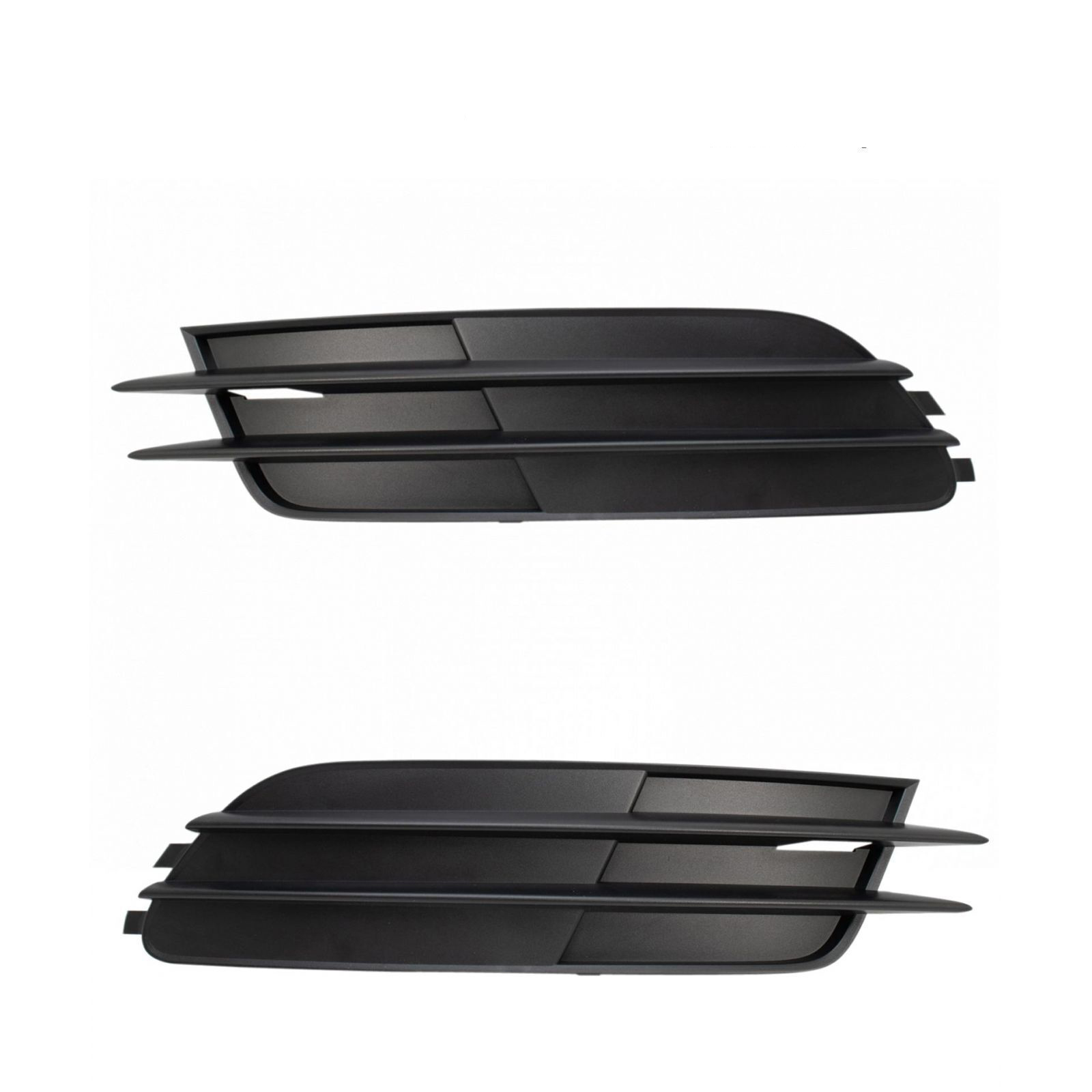 Front Fog Light Hole Cover Left/Right Kit Pair For Audi 2012-2015 A6 Sedan
