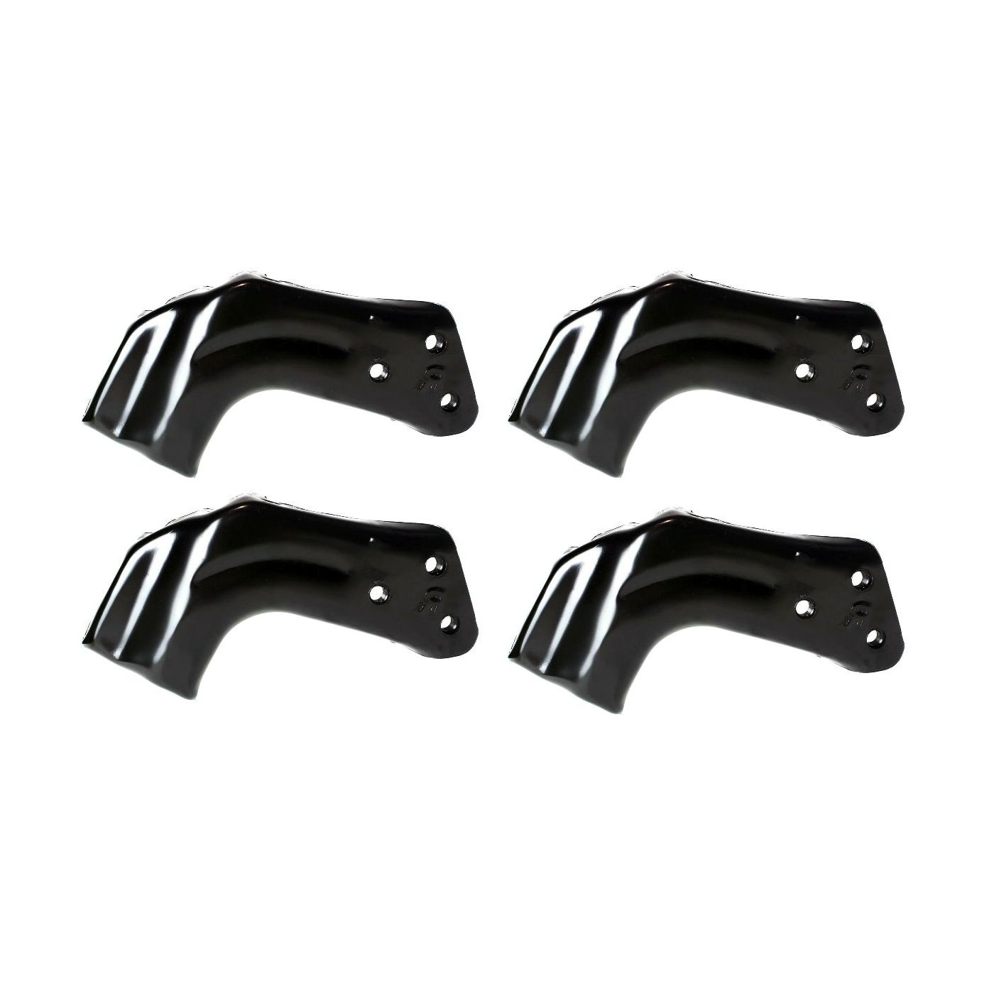 4 Sets Of - Bumper Bracket For 1994-2000 Chevrolet GMC Front Passenger Side Inner