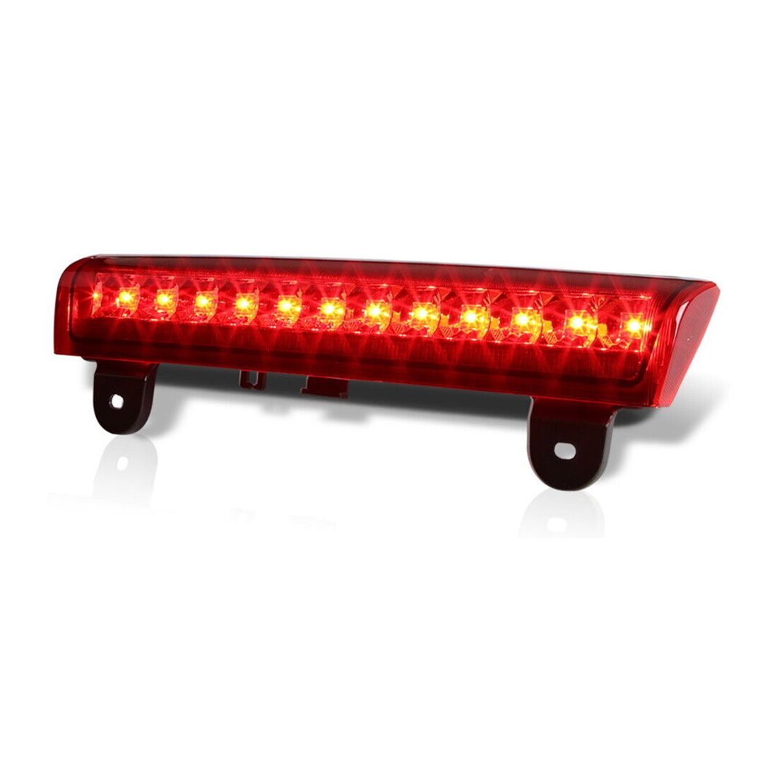 For 06 Yukon SL A86536-DRDEL00DCLB3 Chrome/Red] Led Third 3rd Brake Light Lamp