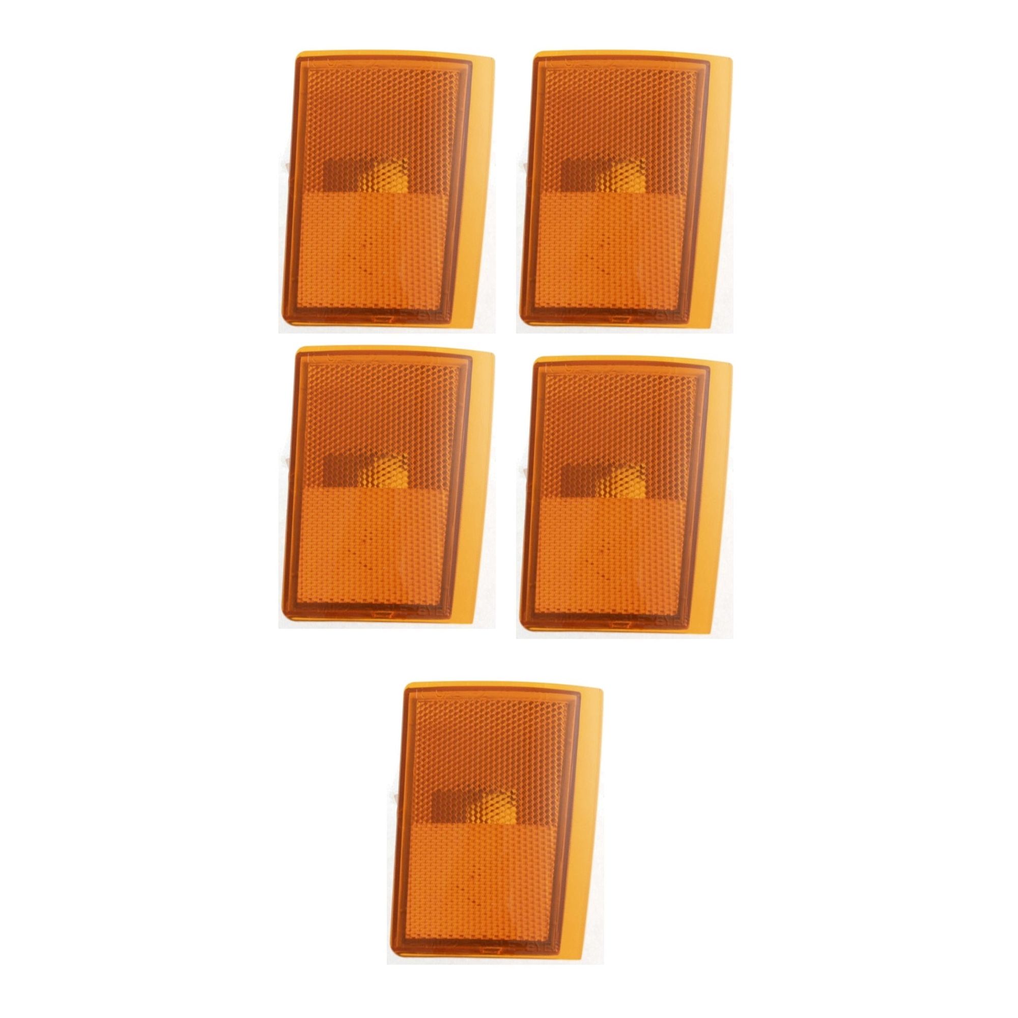 5 Sets Of - Lower Corner Parking Turn Signal Light Lamp Passenger Right For Chevy