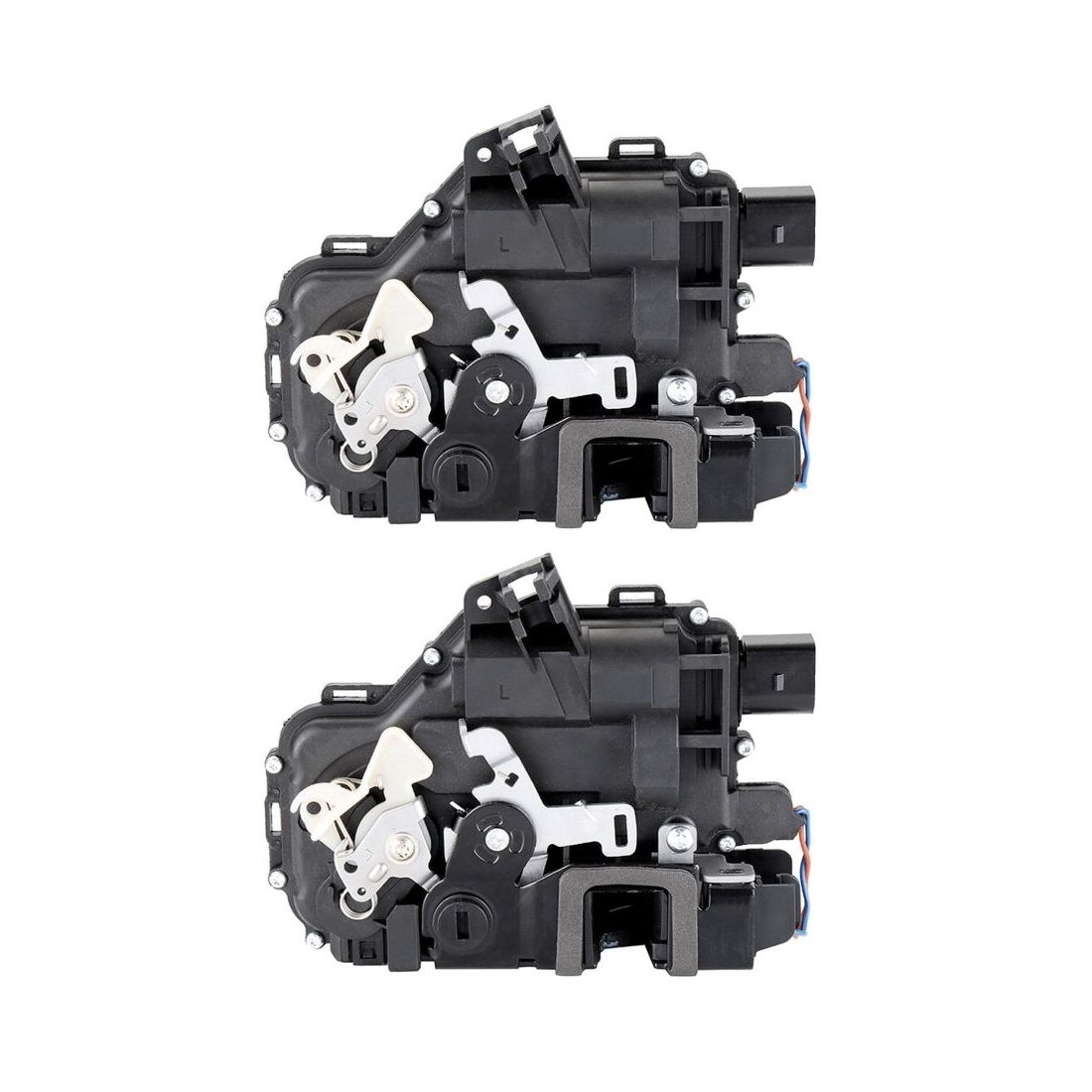 2 Sets Of - New Door Lock Actuator & Latch Rear Left Driver Side For VW Jetta Passat