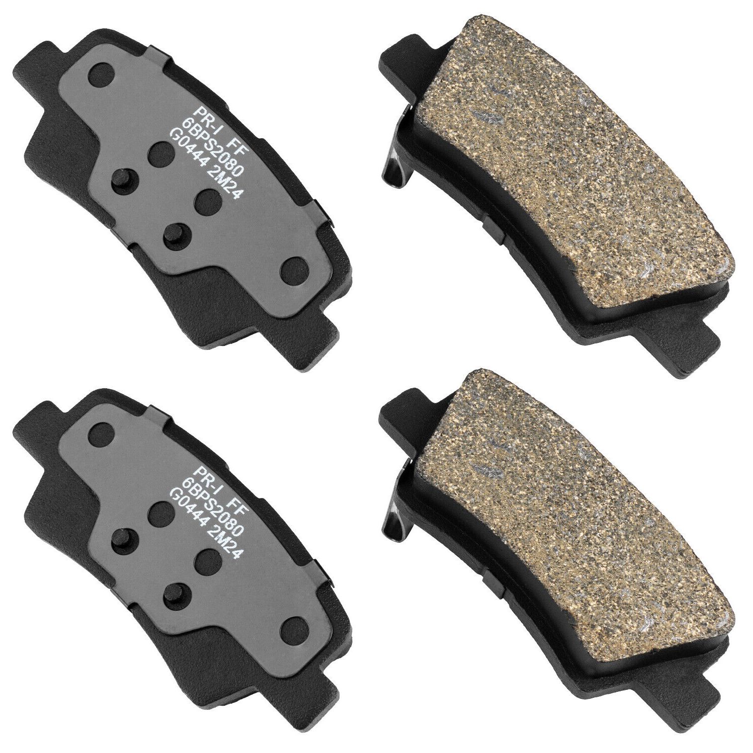Rear Brake Rotors + Brake Pads For 2012 - 2015 Hyundai Azera Sonata Kia Optima