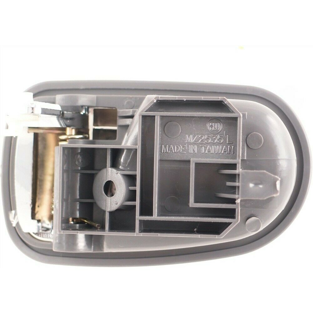 Inner Interior Inside Chrome & Gray Door Handle Pair Set For Mazda 626 Protege