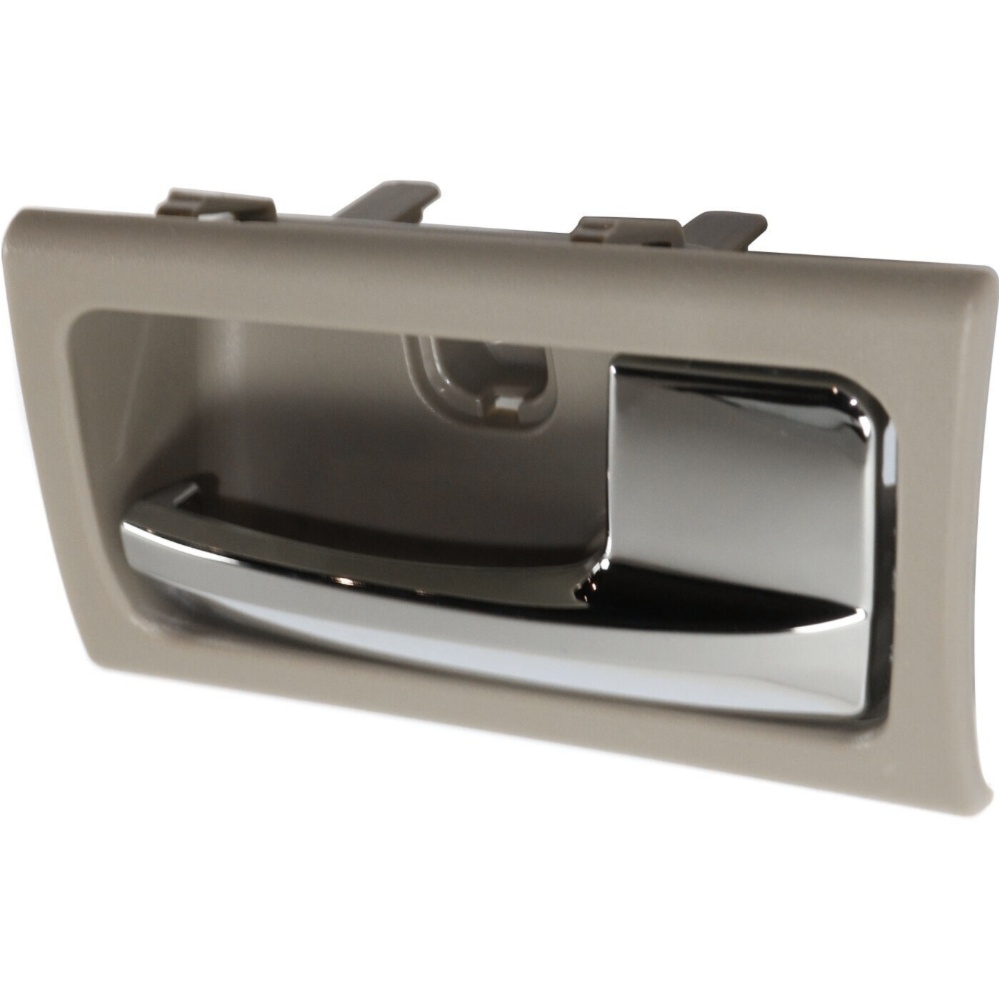 Door Handle Set For 2003-11 Ford Crown Victoria Front/Rear Gray W/Chr Lvr 2-Pcs