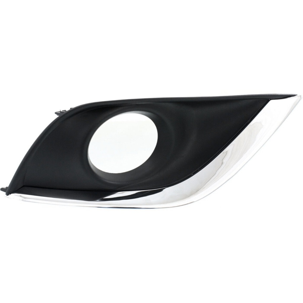 2 Sets Of - Fog Light Trim Set For Nissan 2015-2018 Versa Left & Right Chrome Plastic