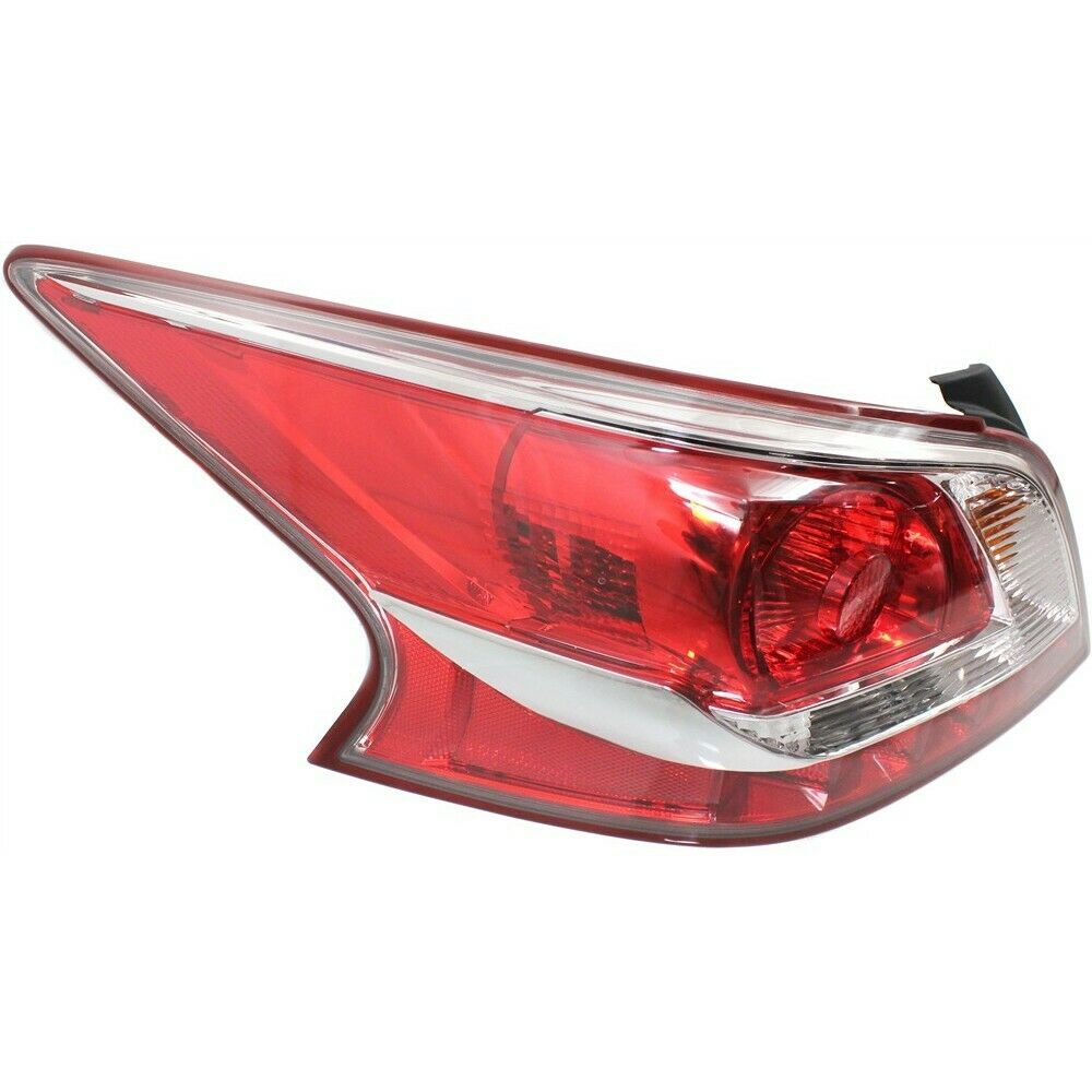 Tail Light For 2013 Altima Sedan LH Sedan Standard Type Red & Clear Lens