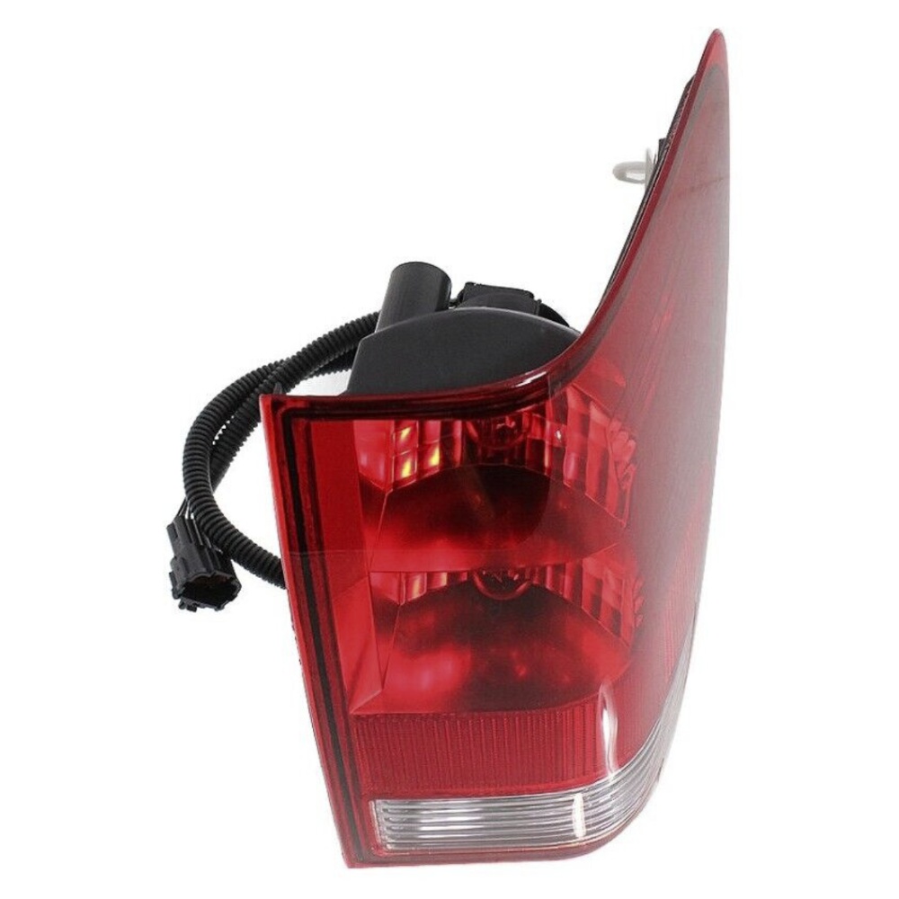 Halogen Tail Light Set For Nissan 2004-2015 Titan Clear/Red W/ Bulbs 2Pcs