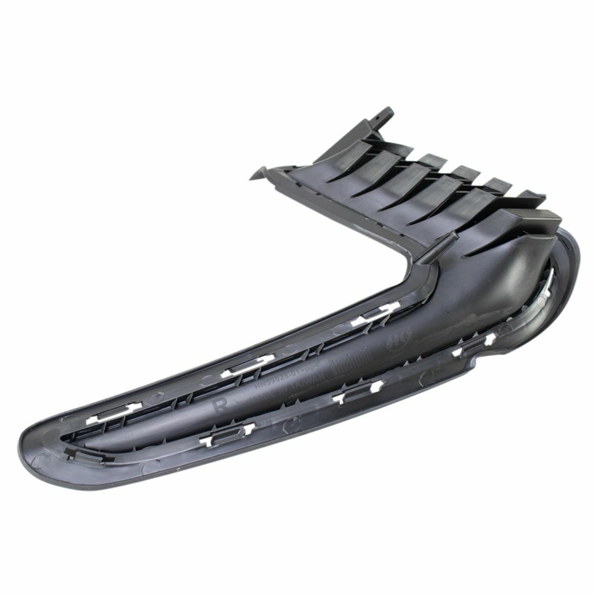 Front Bumper Fog Light Hole Cover Insert Set Left/Right Sides For 17-18 Elantra