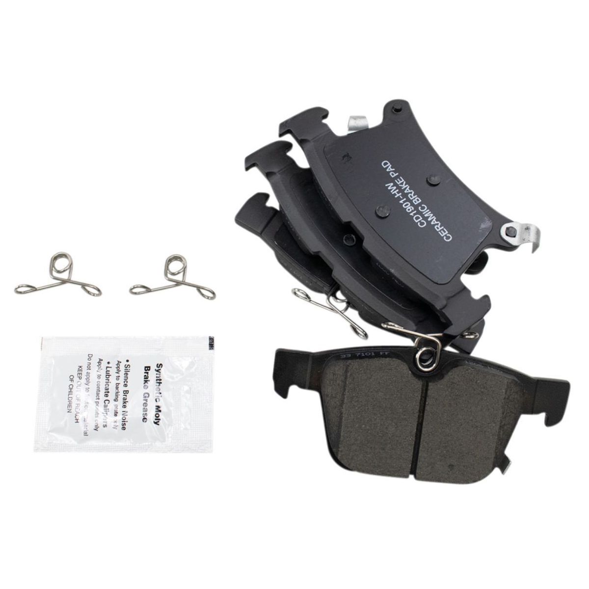 For 18-19 Pacifica Hybrid Touring L Rear Ceramic Disc Brake Pad & Rotor Kit W/