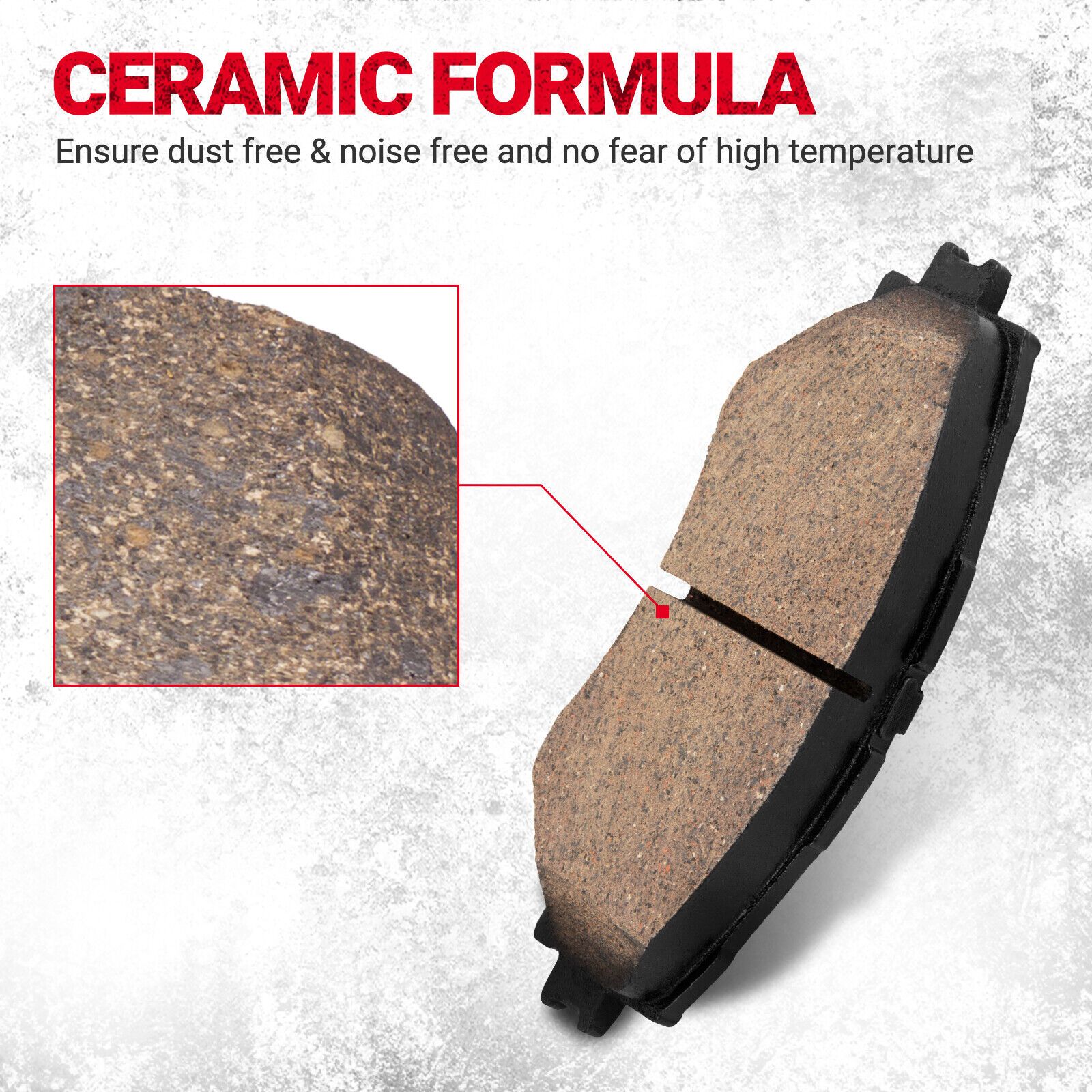 Front Ceramic Brake Pad Kit For Toyota Corolla RAV4 Prius V Matrix Scion XB XD