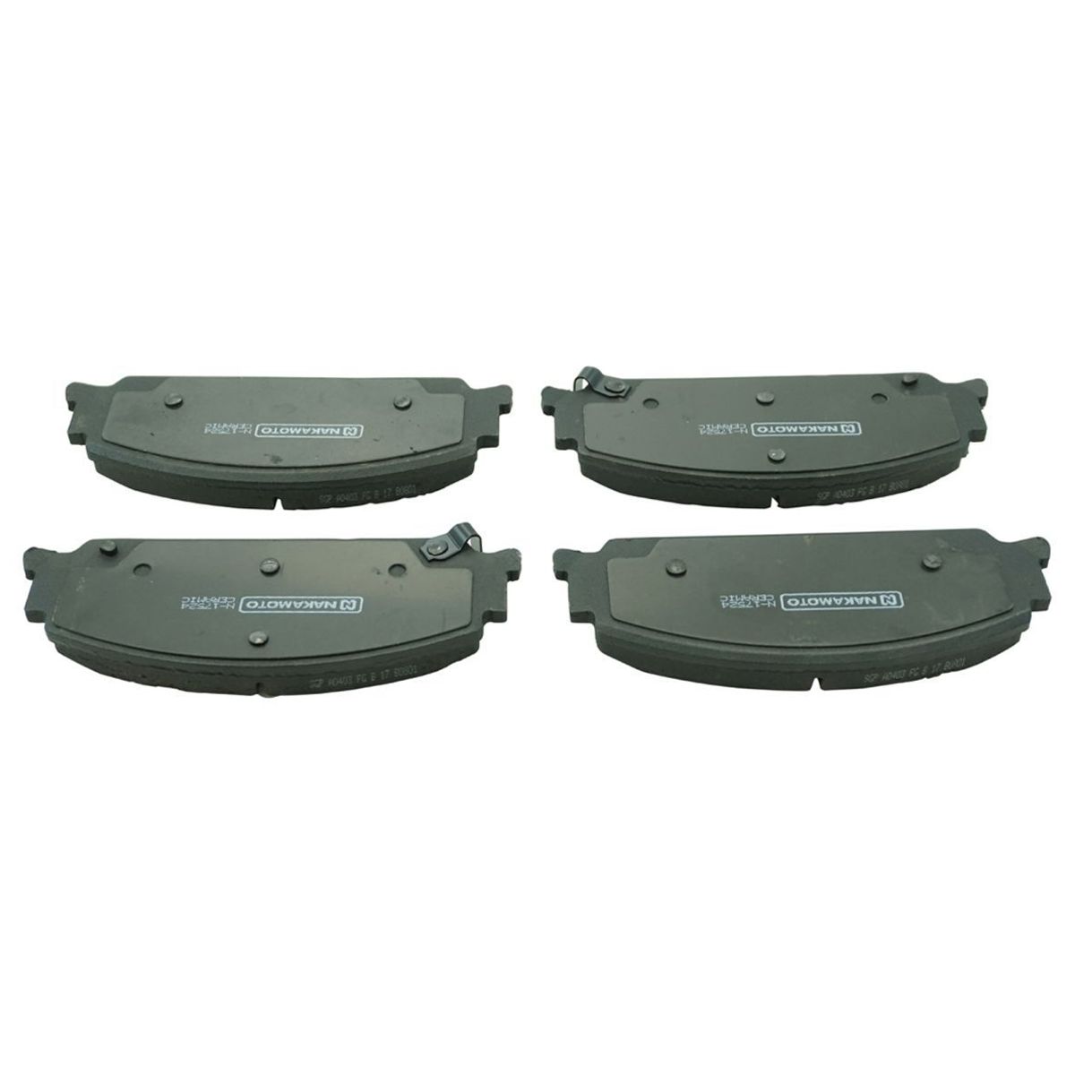 Front & Rear Ceramic Brake Pads & Performance Drilled Slotted Coated Rotor Kit