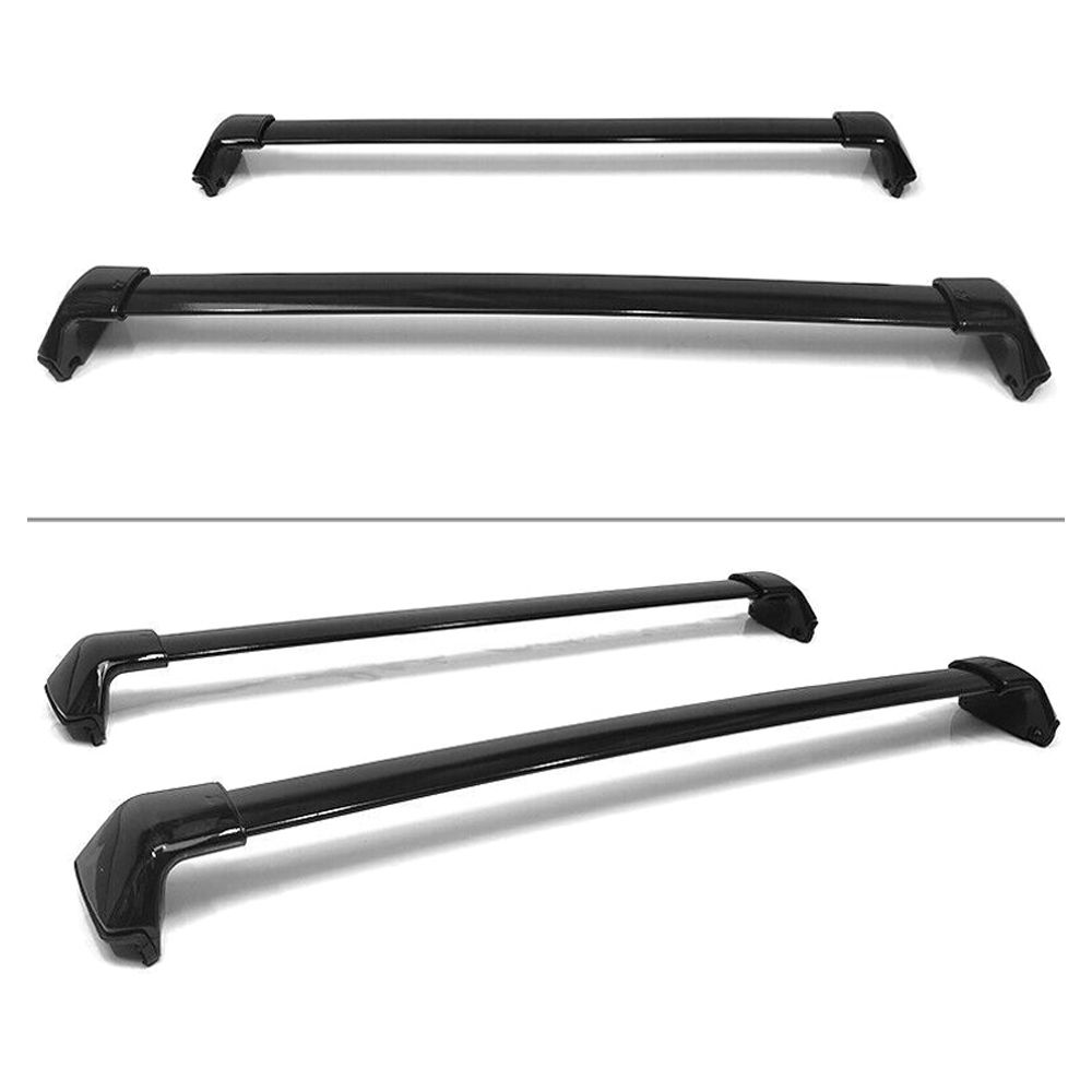 Fits 12-16 Honda CRV CR-V 2PCS Top Roof Rack Cross Bars Rails Black OE Style