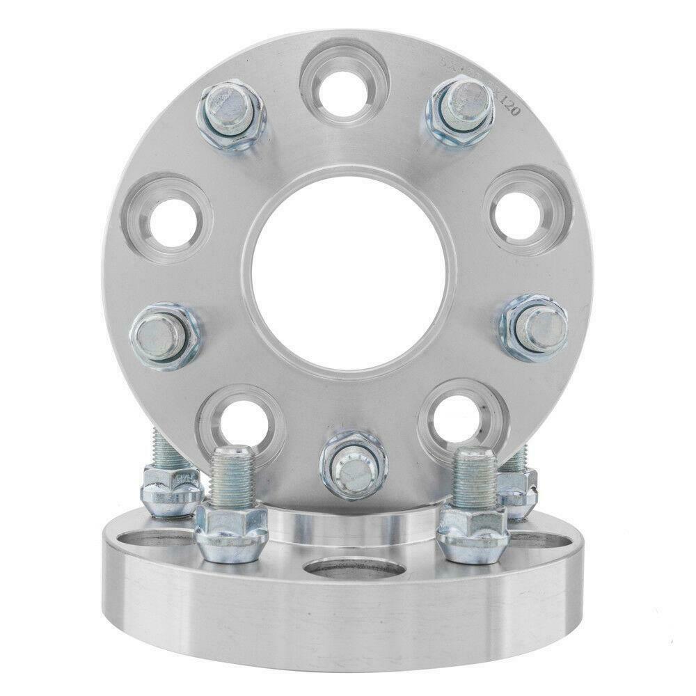 2pc 1" HUBCENTRIC To Wheel Spacers Adapters 14x1.5 For Buick Cadillac Chevrolet